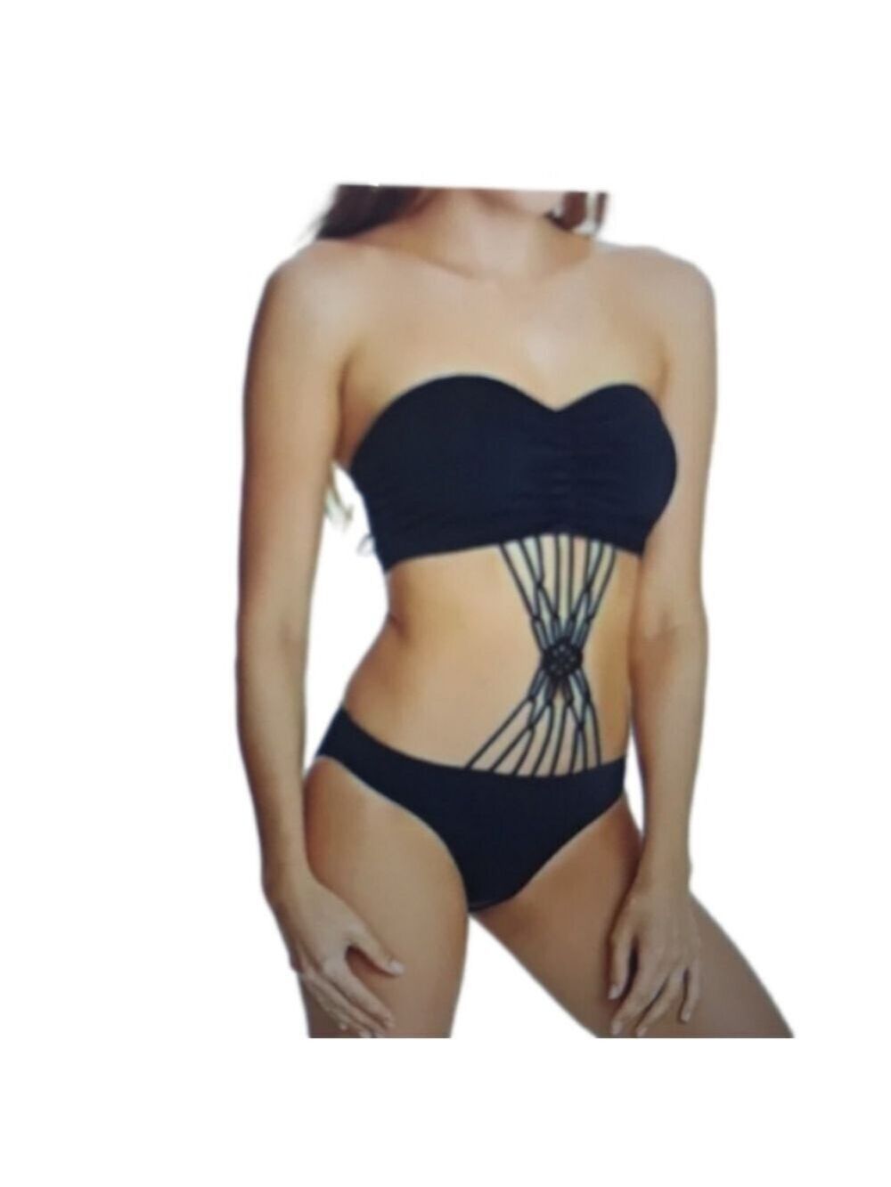 NWT Freya Women’s Macrame Monokini Swimsuit Size 36F
